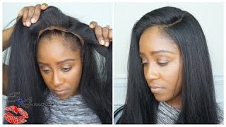 *Must See* | How To Glueless Lace Frontal Wig Install Step Y Step Tutorial| No Hair Out Or Glue!!