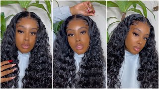 This Hair Is Hott!! Loose Wave Lace Wig Install Ft. Megalook Hair