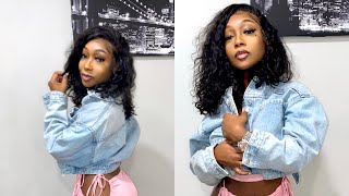How To Install A Water Wave Lace Front Wig!! Natural Look Wig!! Ft Upretty Hair