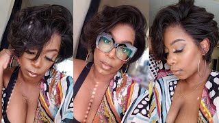 Whew!  Pixie Cut Under $90‼| Beginner Friendly 13X6 Lace Front Wig | Myqualityhair