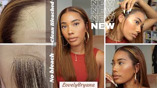 Is Bleaching Knots On Lace Frontal Wig Necessary? New Clean Bleach Hairline|Hairvivi X Lovely Bryana