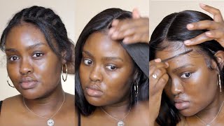 How To: Blend Leave Out With The Wig & Take Care Of Your Scalp!|Beginner Lace Front Wig|Hairvivi