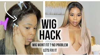 Wig Hacks: Is Your Wig Too Small? How To Make Your Lace Wig Fit Properly | Wow African