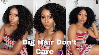 New Outre Big Beautiful Hair Lace Front Wig Try On Haul/Lookbook| Rhythm Ringlets Bombshell Bounce +