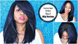 Freetress Equal Silk Base Lace Front Wig Tilly | Blue Natural Hair ☆ | Samorelovetv