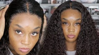 Lace Frontal Wig Install -  Melted! No Baby Hairs! (Premium Lace Wig)