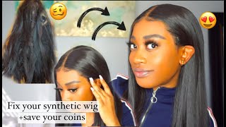 How To: Revive/Slay Synthetic Wig // Restore Old Wigs