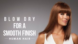 How-To: Blow Dry Human Hair Wigs For A Smooth Finish - Human Hair Care