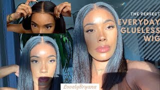 The Perfect Everyday Glueless Hd Lace Wig |Evawig X  Lovelybryana