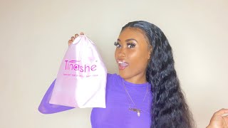 Quick Install Water Wave Lace Front Wig Ft. Tinashe Hair
