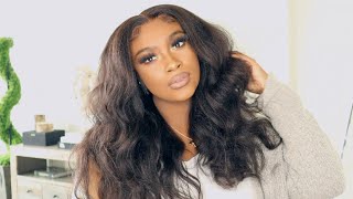 The Best Natural Looking Voluminous Kinky Straight Hd Frontal Wig Unit|Wowafrican