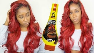 Glue-Less!!! Secure & Lay Your Lace Frontal Wig With Gorilla Snot | Ft Ali Pearl Hair