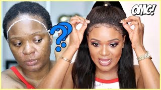 Trying The Worlds Strongest Glue For Lace Wigs & Lace Frontals Ft  Klaiyi Hair | Omabelletv