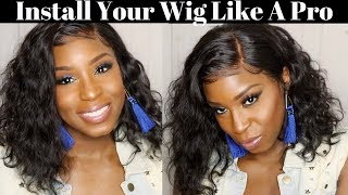 Tips & Tricks For Flawless Lace Wig Install No Glue, No Gel - Omg Queen Kim K Bob