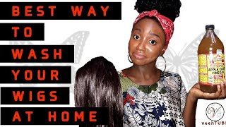 How To Wash Any Wig At Home 2021 | Apple Cider Vinegar Detox For Hair 2021 (+ Free Maintenance Tips)