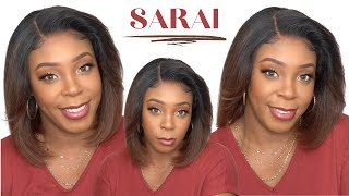 Janet Collection Synthetic Hair Melt 13X6 Hd Swiss Lace Frontal Wig- Sarai +Giveaway --/Wigtypes.Com