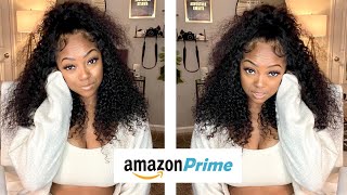 Amazon Prime Curly 5X5 Hd Lace Closure Wig Install From Start To Finish| Unice Hair