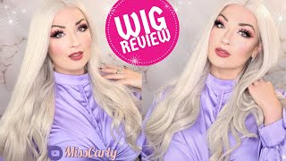 ✨Lace Front Wig Review! ✨ Coss Wigs| 13X6 Long Platinum Wig | Amazon
