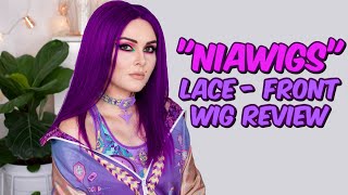 "Niawigs" Purple Lace-Front Wig Review