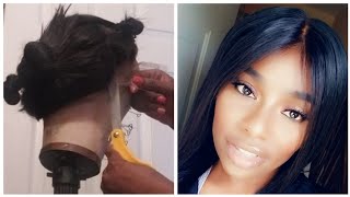 How To Cut Lace Off Your 360 Lace Frontal Wig | Wig Encounters Beginner Friendly Wig