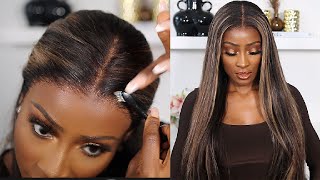Wig Transformation Flawless Hd Lace Frontal Wig Install  | Asteria Hair