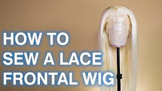 Diy How To Sew A Lace Frontal Wig (Detailed) Ft. Klaiyi Hair