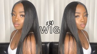 $30 Virgin Hair Dupe? | Freetress Equal Freedom Part Lace Front Wig 204 | Beginner Friendly!