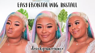 Step By Step Frontal Wig Install | Estelle Wigs | Amazon Hair | Beginner Friendly | Ilovekyannaannxo
