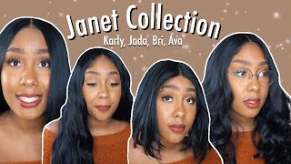 *New* Janet Collection Hd Melt Extended Part Lace Wigs Lookbook | Karly, Jada, Bri, Ava