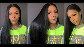 Bobbi Boss Human Hair Blend Swiss Lace Front Wig - Mblf180 Dayana  * Hairsoflyshop *