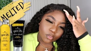 Got 2 Be Glue & Freeze Spray Lacefront Install || Super Easy || Tinashe Hair  Jerry Curl