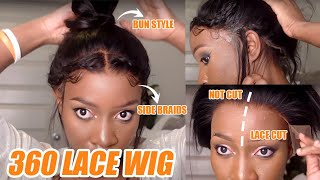*New *360 Crystal Lace Wig!! No Plucking ,Flawless Hairline Silky Straight Wig| Geniuswigs