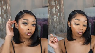 First Time Installing A Lace Frontal Wig | How Did I Do ?!
