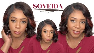 Outre Synthetic Melted Hairline Hd Lace Front Wig - Soveida --/Wigtypes.Com