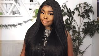 Inches Huntyyy! Best Affordable 26 Inch Straight Lace Frontal Wig - Review 2020