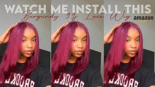 The Perfect Red Wig! 99J Closure Wig Install Beginner Friendly!|Ft. Supernova Hair