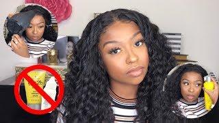 How To: Lay Your Wigs With No Glue! | Glueless Frontal Install Ft. Luhair | Lovevinni_