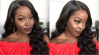 Flawless Lace Frontal Wig Install Without Bleaching Knots| Beginner Friendly | Ft. West Kiss Hair