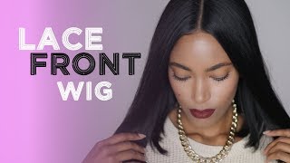 Natural-Looking Middle Part Bob Lace Front Wig Install | Divatress.Com | Jasmine Defined