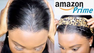 Lazy Amazon Prime Lace Front Wig For Beginners, No Bald Scalp, No Bleaching, No Plucking |Unice Hair
