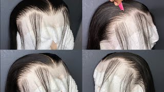 How To Pluck Your Lace Frontal | Beginner Friendly | Myfirstwig