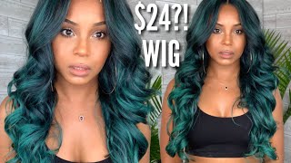 $24 Jade Green Wig?!?! Wine N' Wigs Wednesday