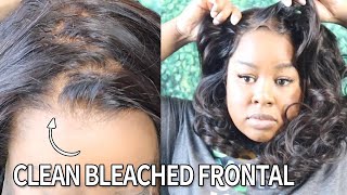 *New* 13X6 Clean Bleached Frontal Wig Glueless Install |Free Deep Part Lace Front Wig| Hairvivi