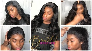 Melt That Lace Lace Wig Installation |Detailed|Body Wave Wig|Ft. Isee Amazon Hair