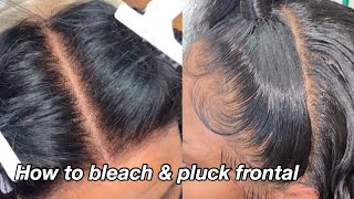 Beginners Guide : How To Bleach And Pluck A Wig Celie Hair