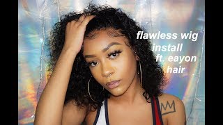How I Apply My Lace Frontal Wigs! | Beginner Friendly Wig | Eayon Hair