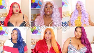 6 Colored Lace Front Wigs Under $40!? | Worth The Hype? | Amazon - Lucyhairwig - Kryssma