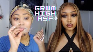 Grwm: High Asf (Hilarious) Ft Tinashe Hair