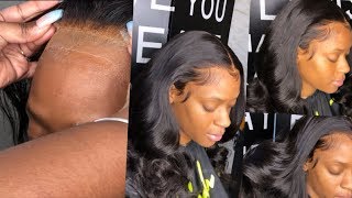 Best & Easiest Way To Melt Your Lace | Beginner Friendly | Frontal Quickweave