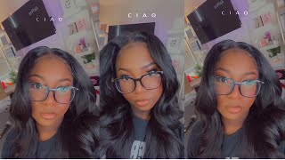 Sensational What Lace  | “Solana”  | $50 13X6 Synthetic Lace Frontal Wig Install